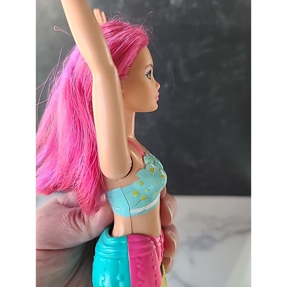 2017 Mattel mermaid Barbie multi-colored Tail Dreamtopia - Picture 10 of 10